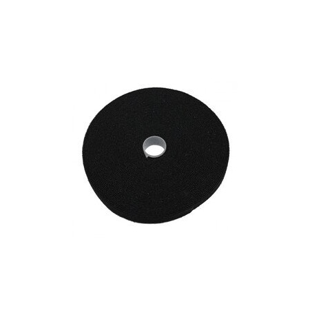 Cable Wholesale Hook and Loop Tape, 3/4 inch Wide, Black, 50ft Roll 30CT-02250